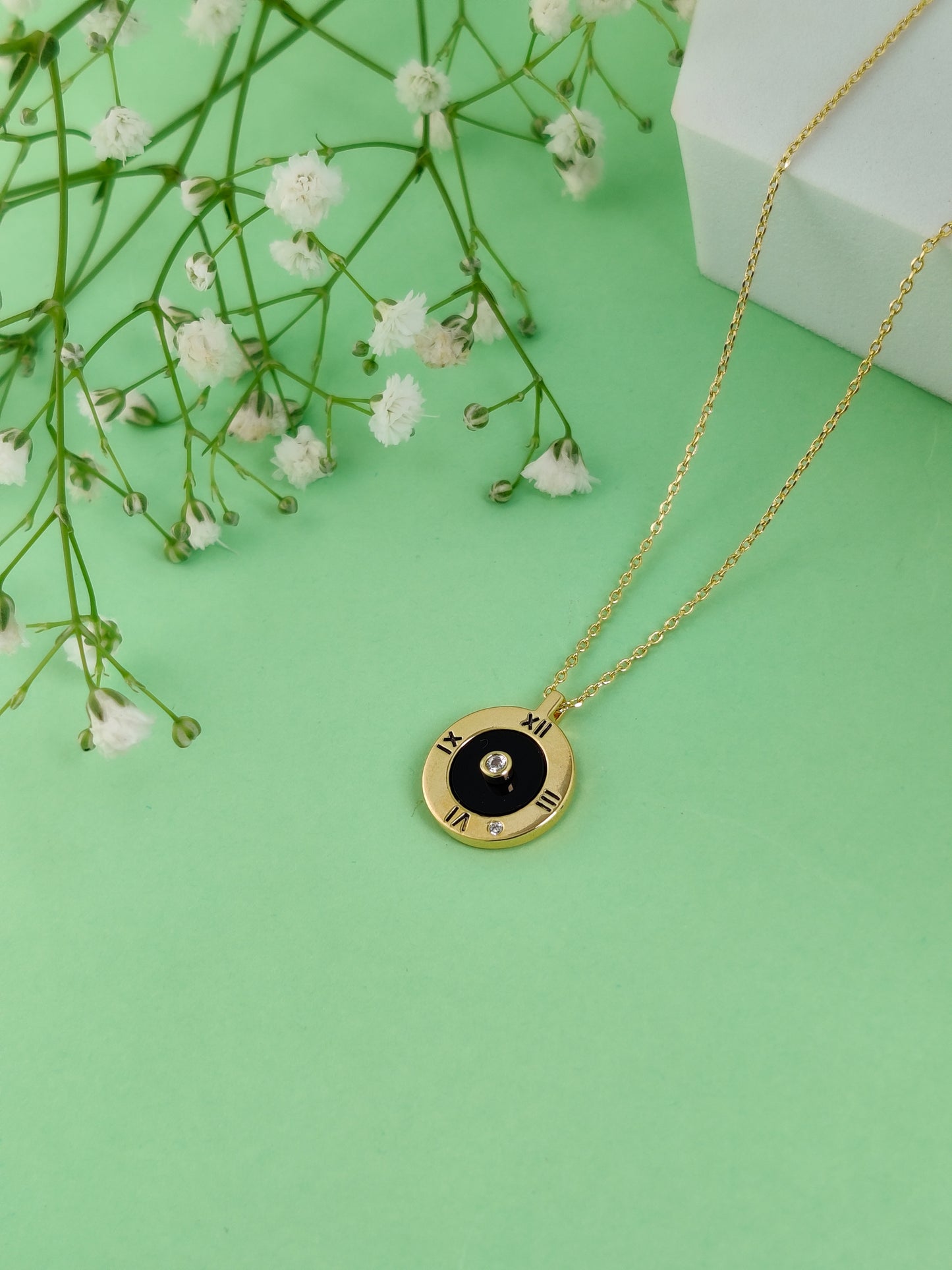 Black Dial Necklace