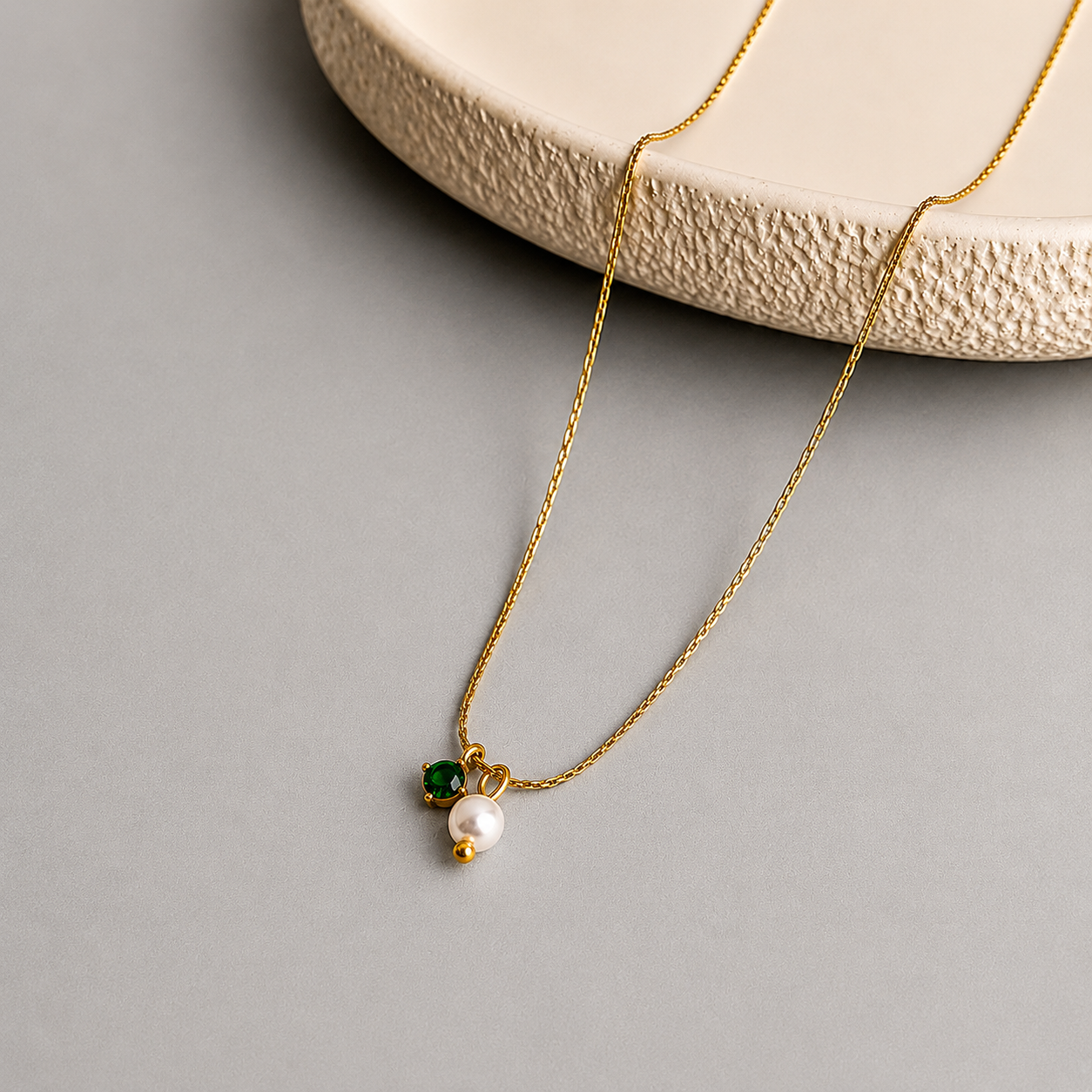 Jade Pearl Necklace