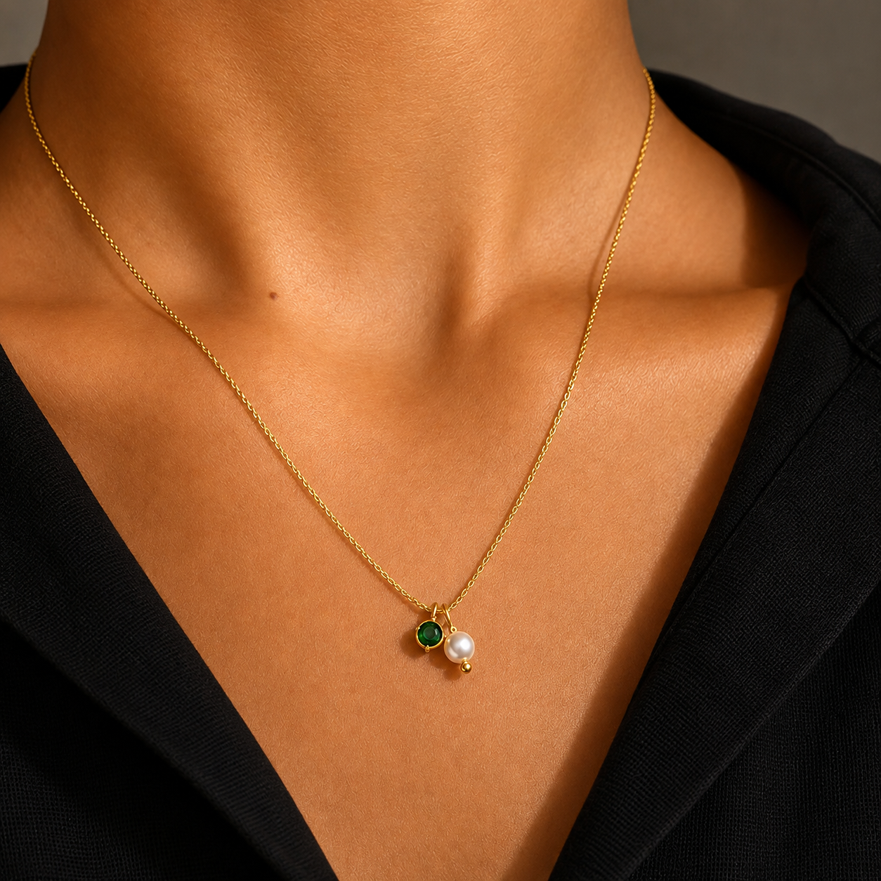 Jade Pearl Necklace