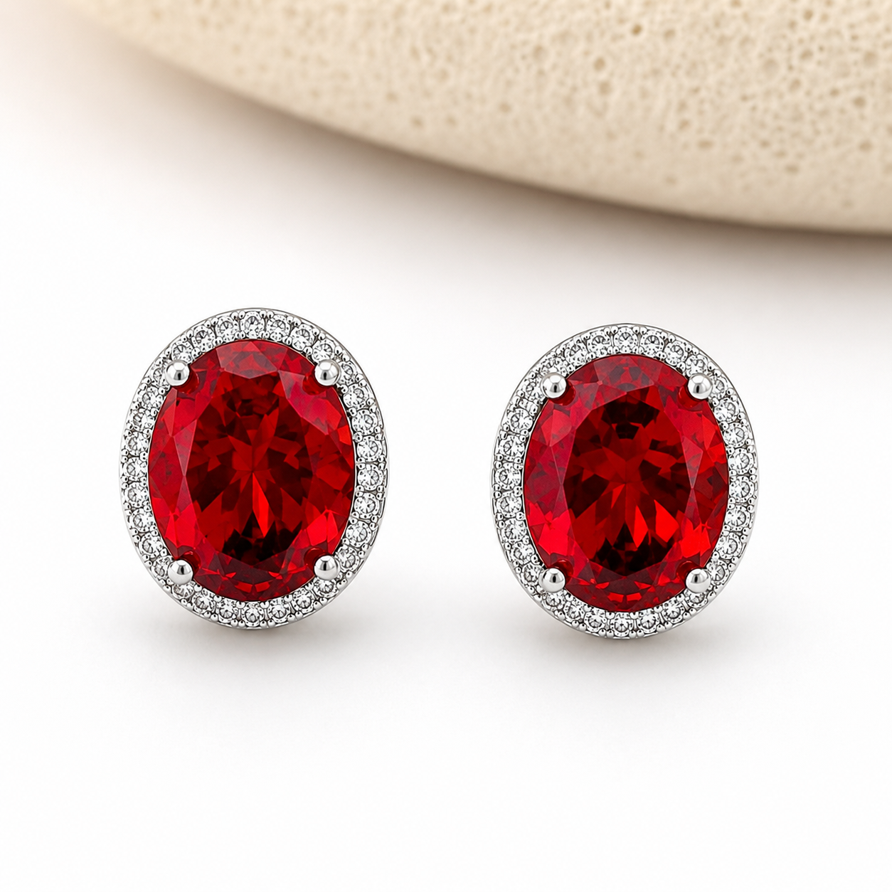 Ruby Opulence Studs