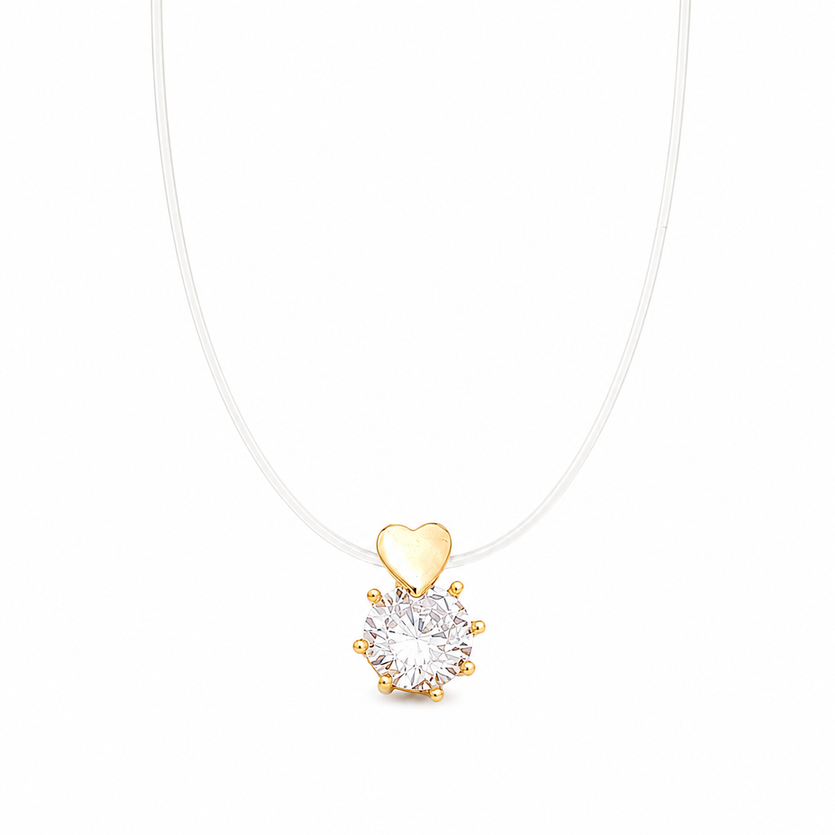 Heart Solitaire Necklace