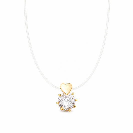 Heart Solitaire Necklace