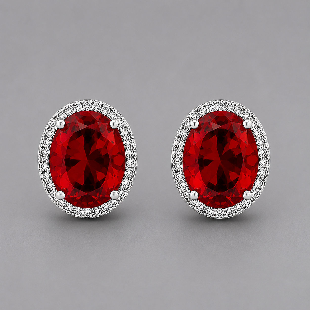 Ruby Opulence Studs