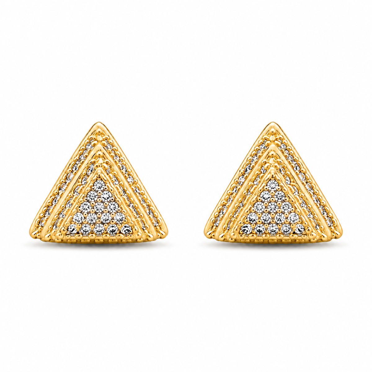 Mini Triangle Earrings