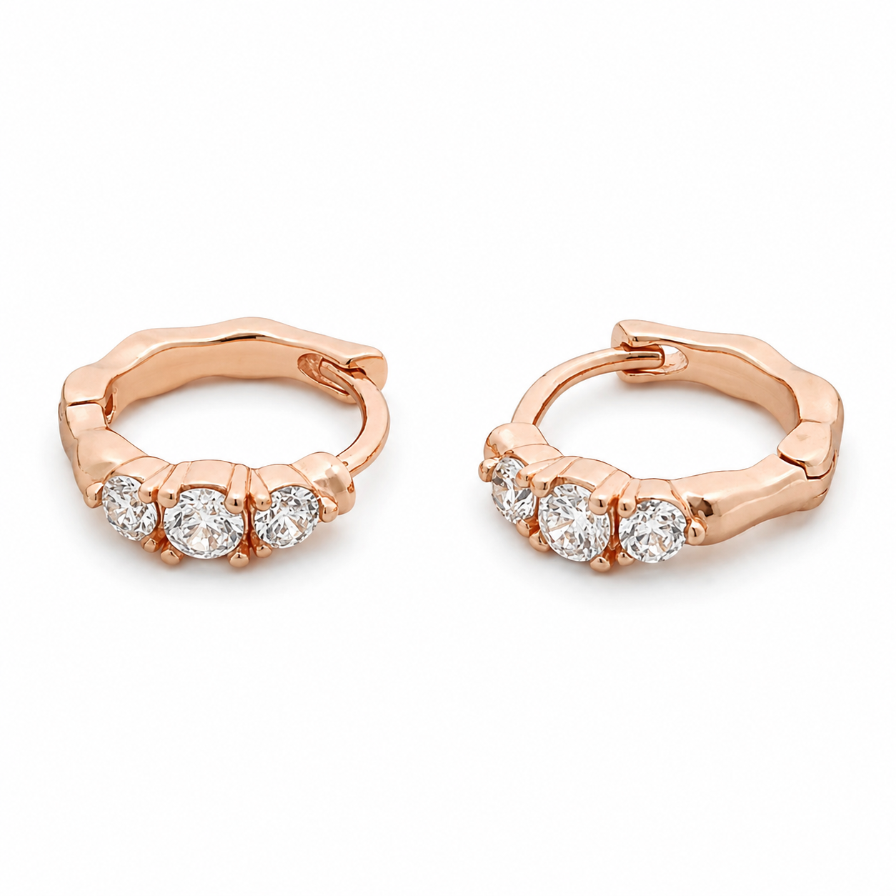Dewdrop Luxe Huggie Hoops