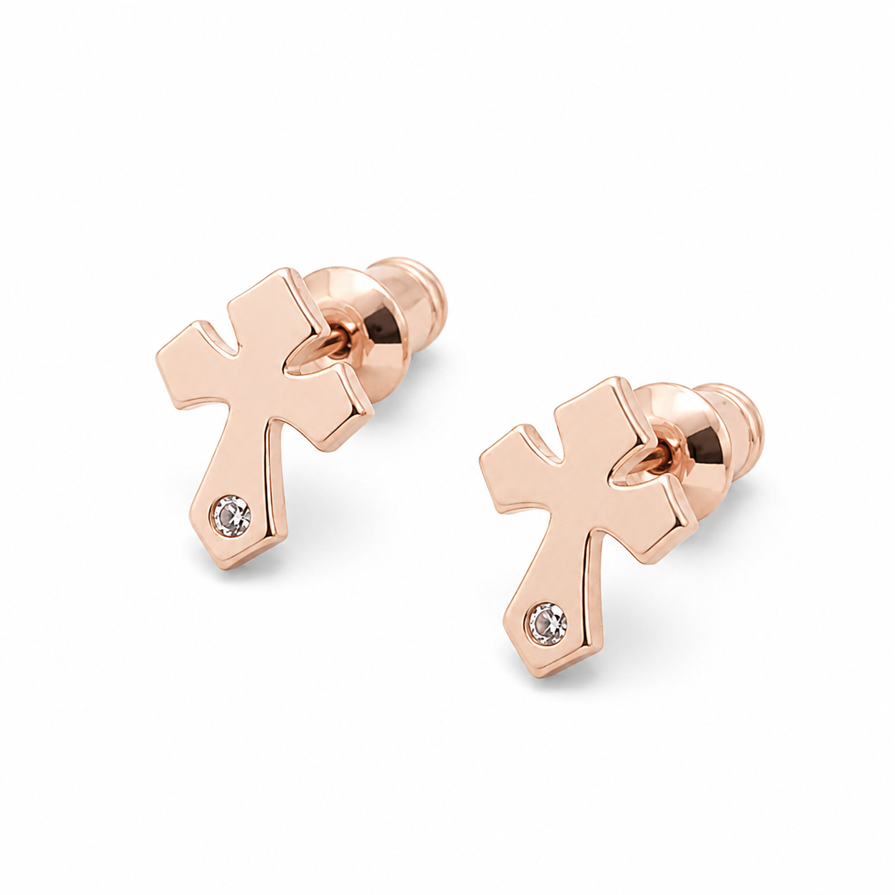 Dainty Cross Earrings