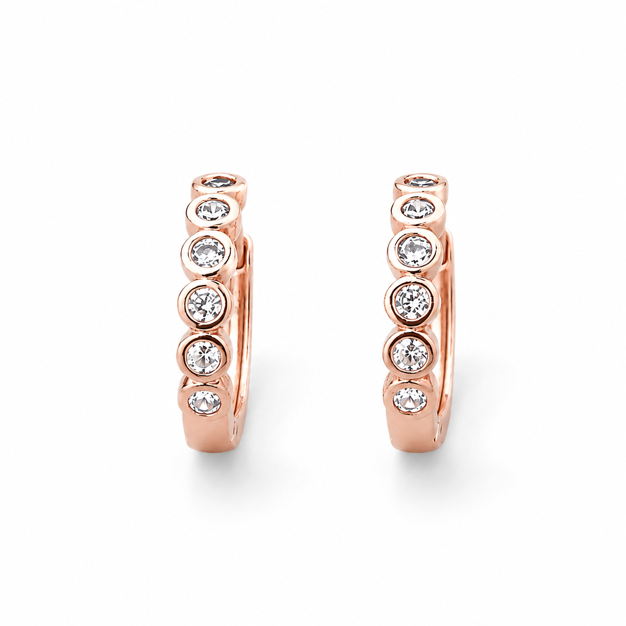 Twinkle Trail Huggie Hoops