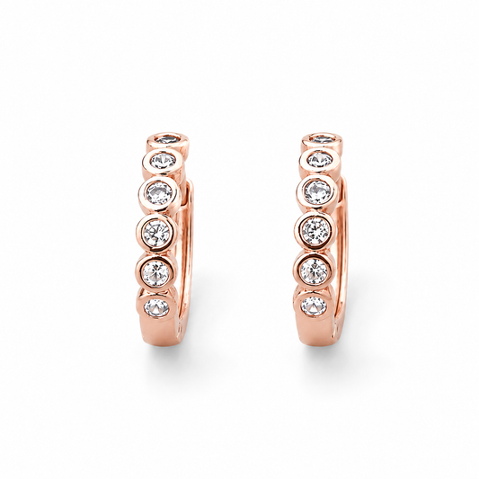 Twinkle Trail Huggie Hoops