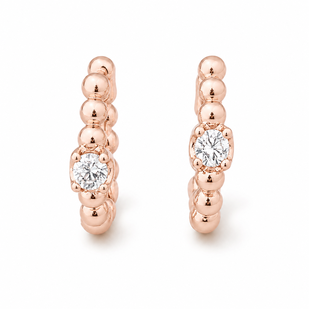 Radiant Huggie Hoops