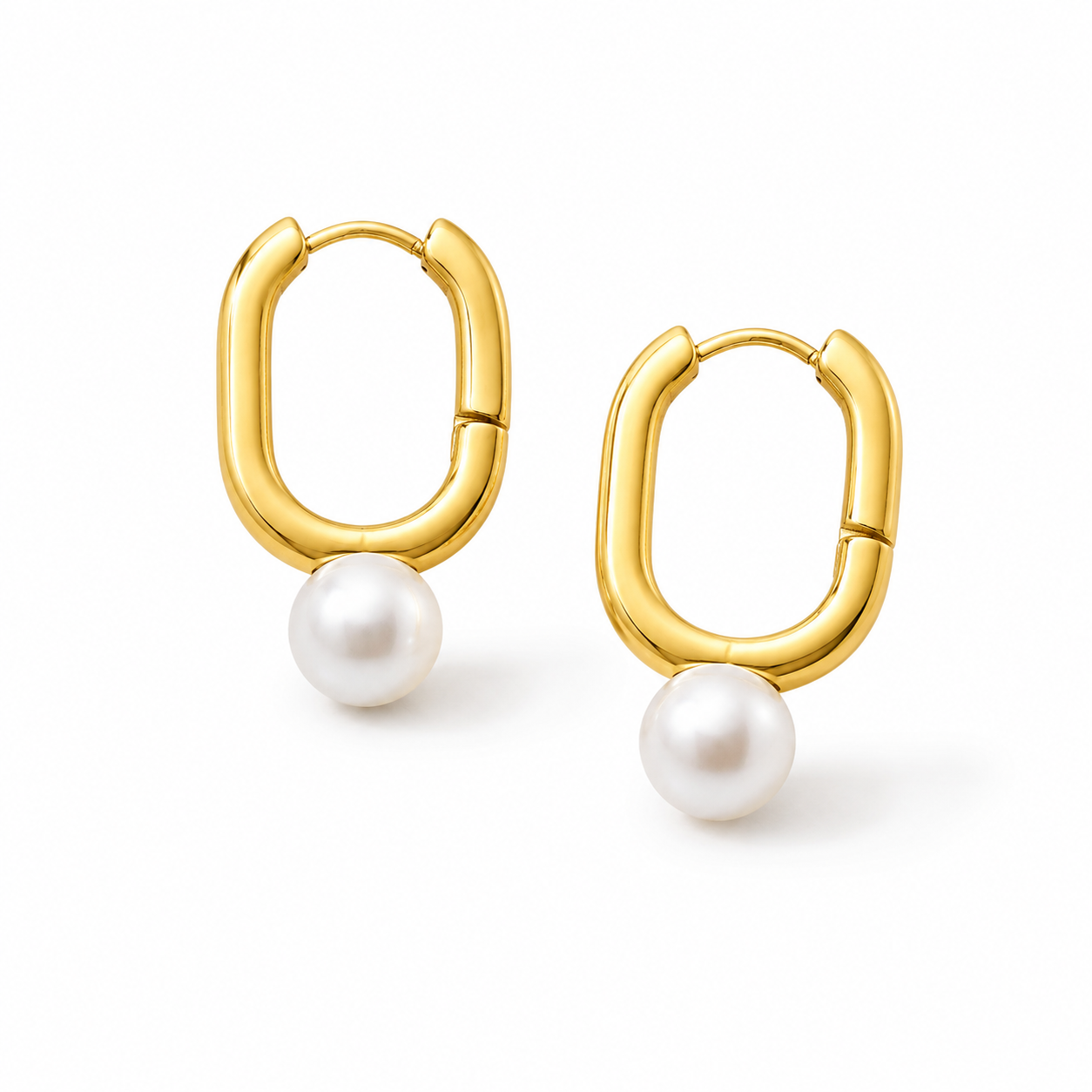 Asa Pearl Hoops