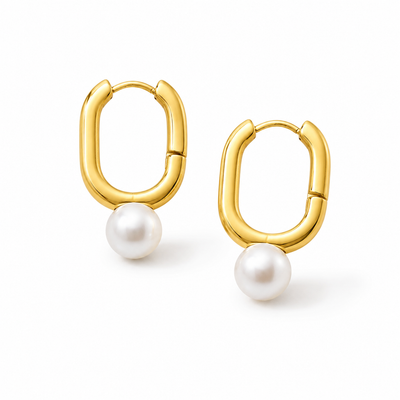 Asa Pearl Hoops