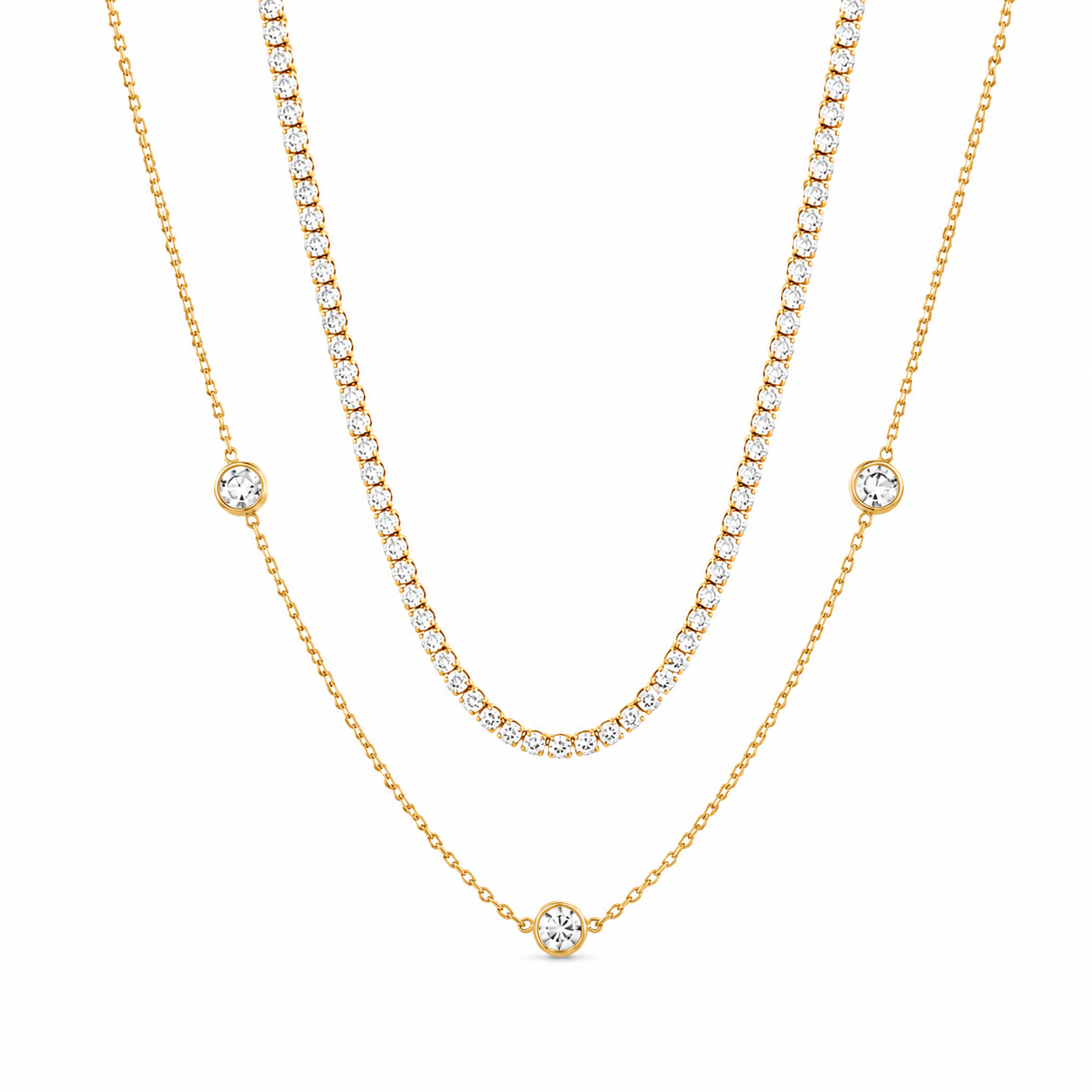 Golden Duo Necklace
