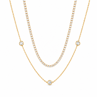 Golden Duo Necklace