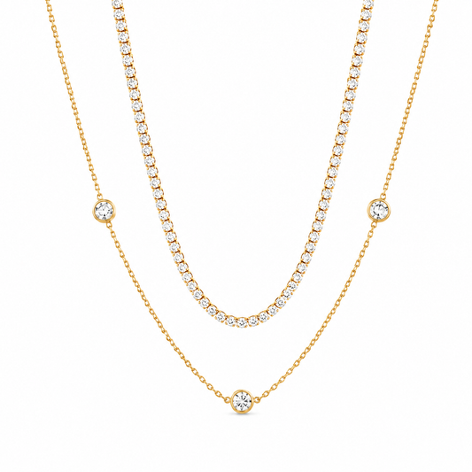 Golden Duo Necklace