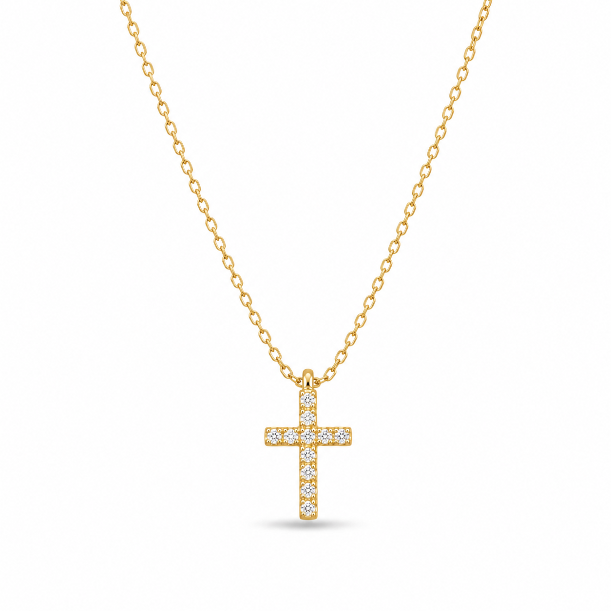 Crystal Cross Necklace