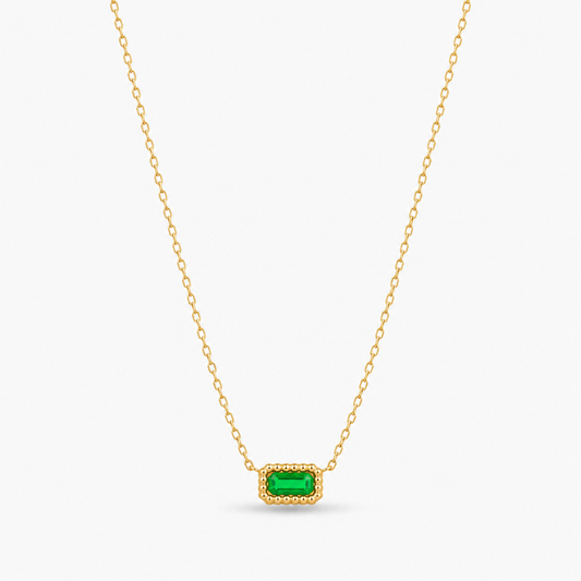 Elegance Emerald Necklace