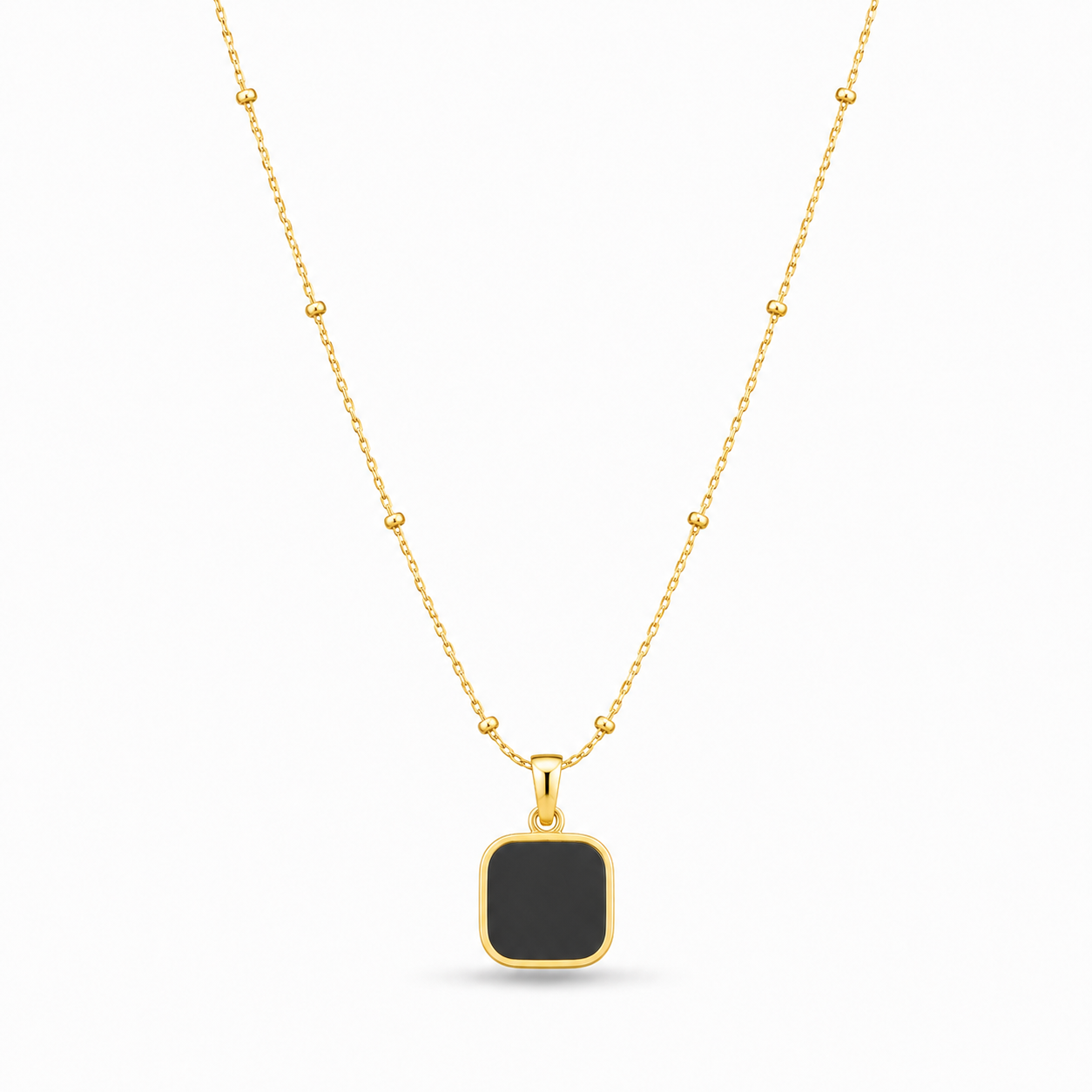 Linea Luxe Necklace (Black)