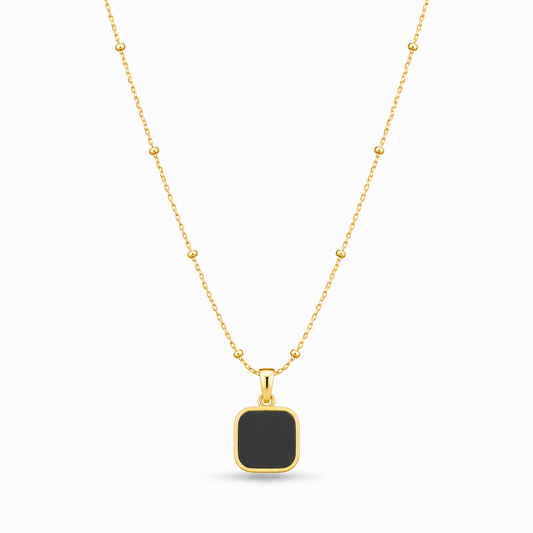 Linea Luxe Necklace (Black)