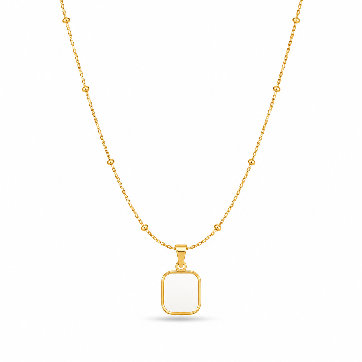 Linea Luxe Necklace (White)