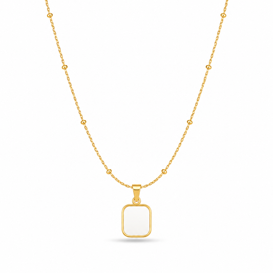 Linea Luxe Necklace (White)