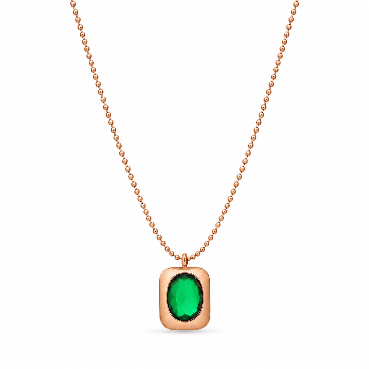 Emerald Gemma Necklace