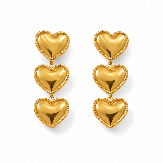 Cheryl Heart Earrings
