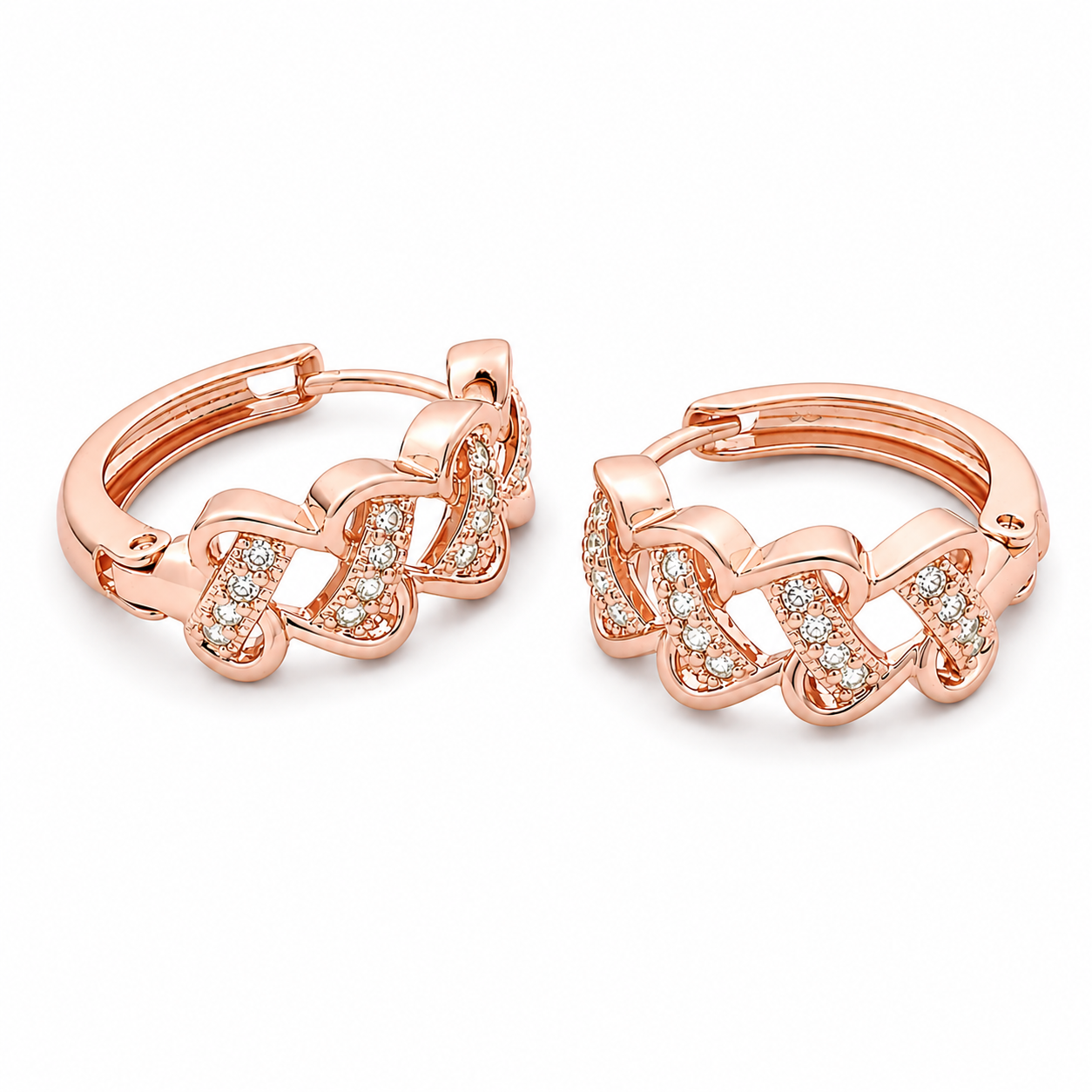 Nova Shine Huggie Hoops