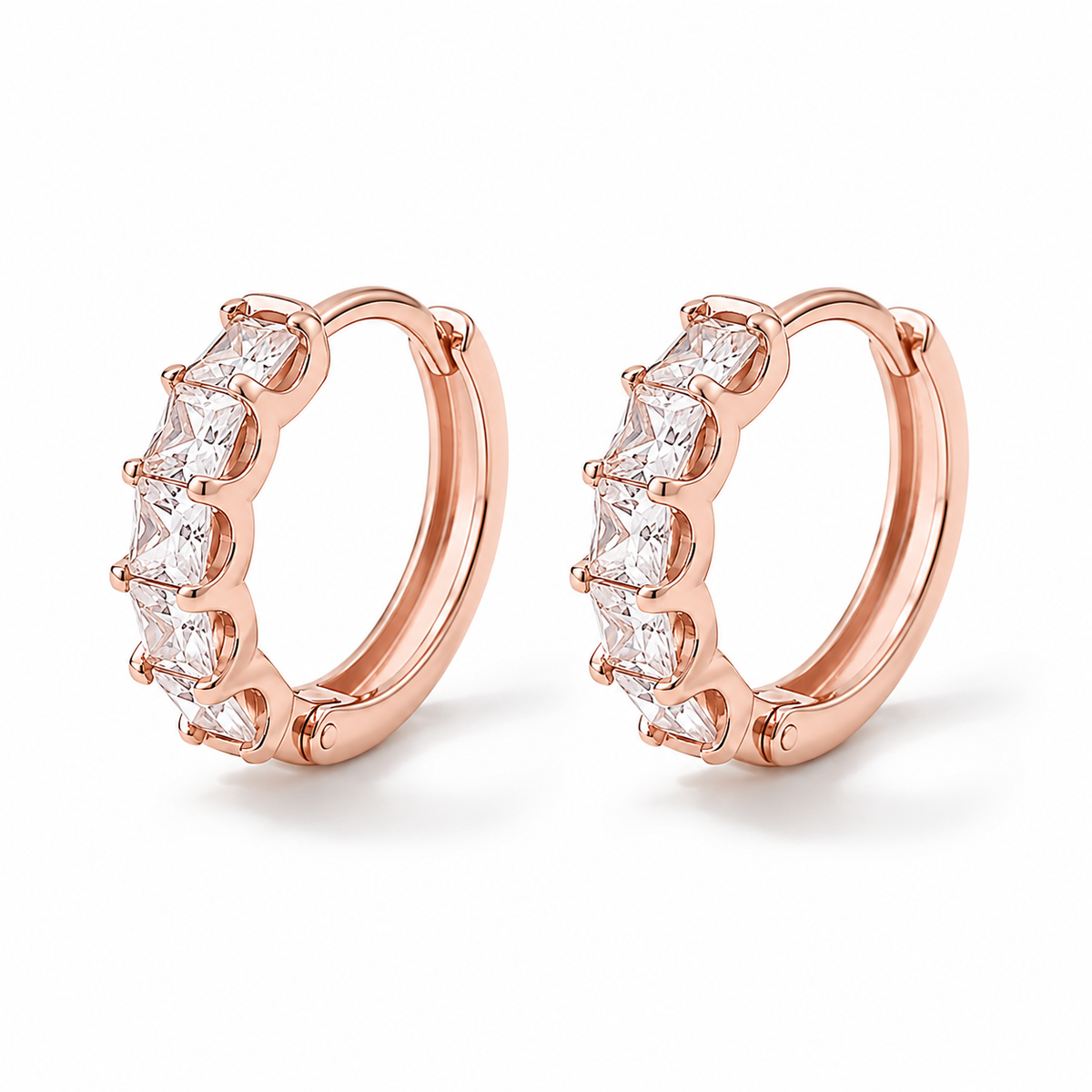 Starlight Huggie Hoops