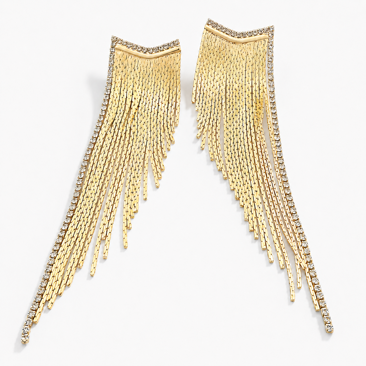 Crystal Mila Earrings (Gold)