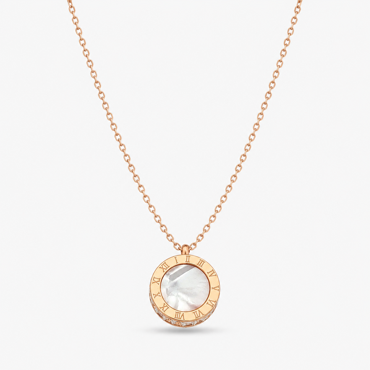 Roman Crystal Reverseable Necklace