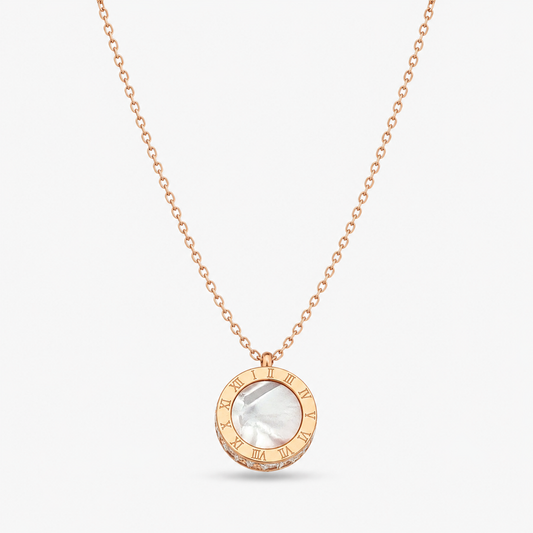 Roman Crystal Reverseable Necklace