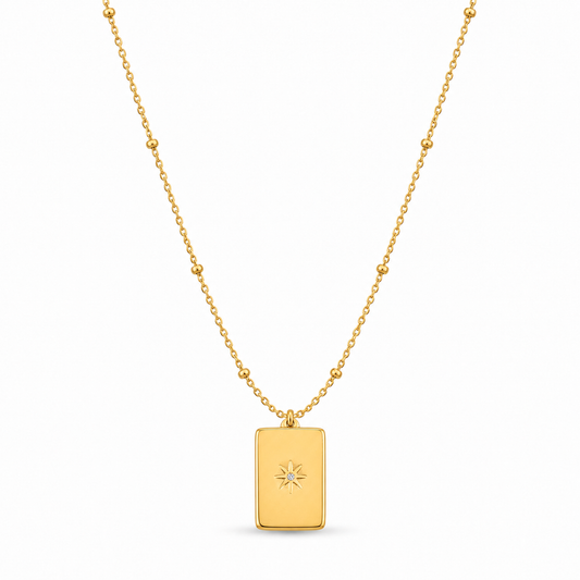 Elise Tag Necklace