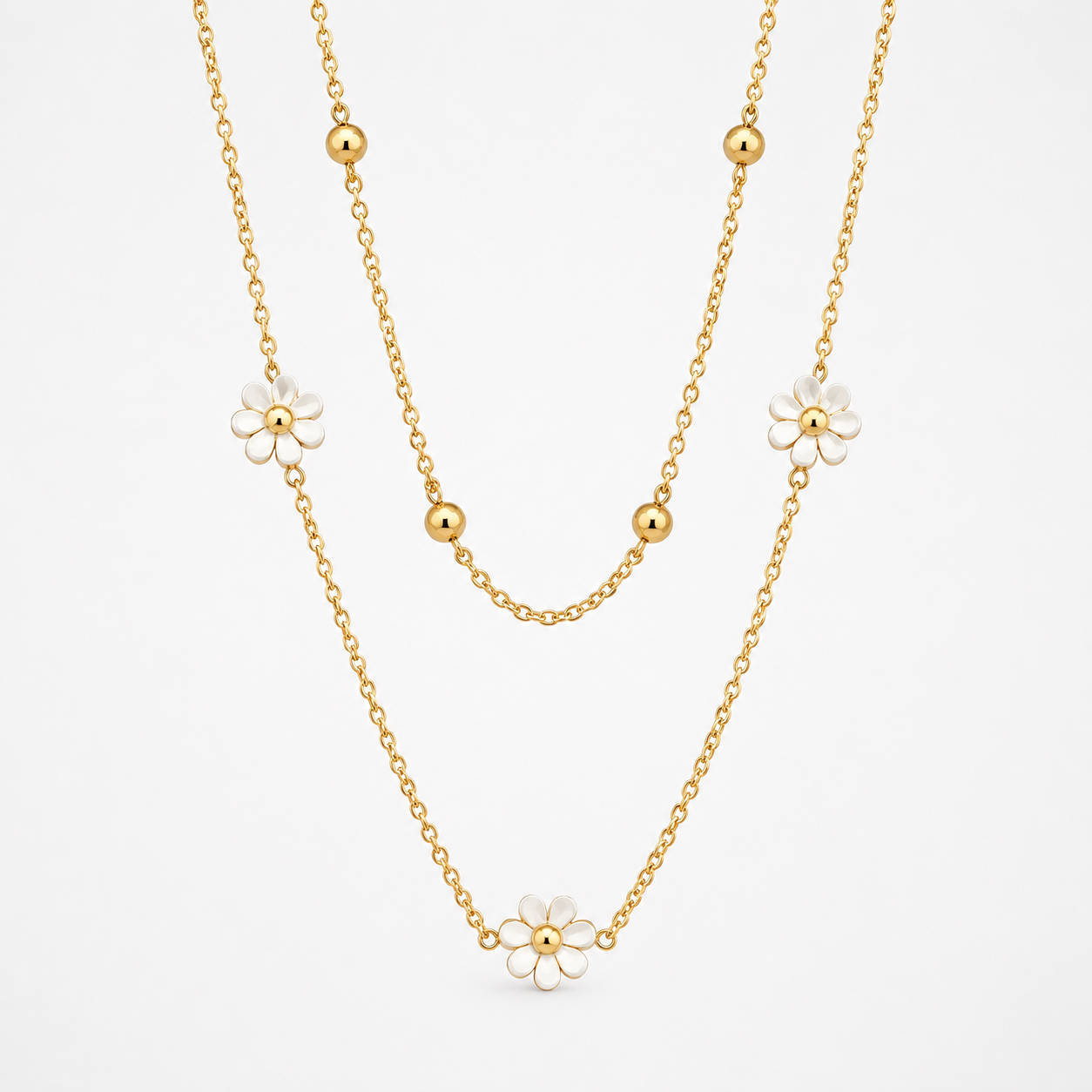Daisy 2Layer Necklace