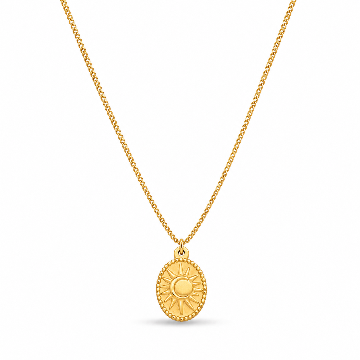 Sun Coin Necklace