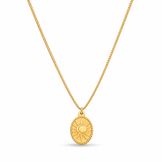 Sun Coin Necklace