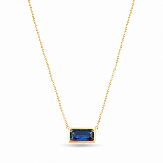 Blue Lava Necklace