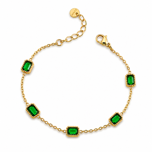 Mira Emerald Bracelet