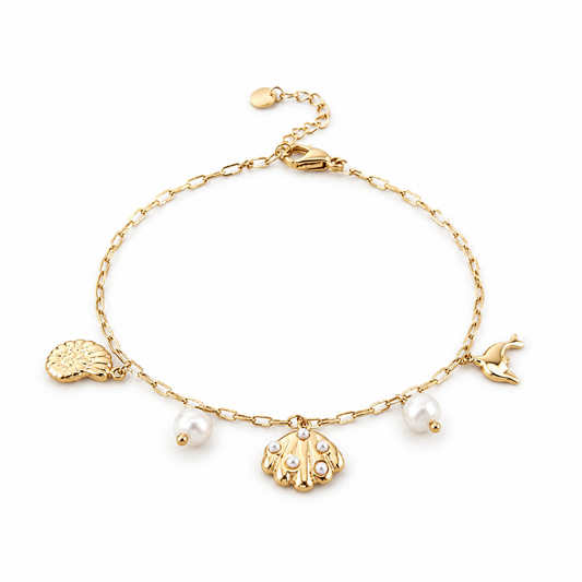 Sea Shell Charm Bracelets