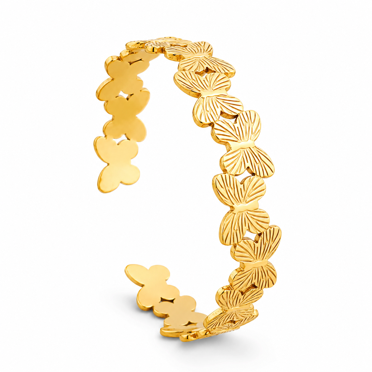 Floral Flutter Cuff Bracelet