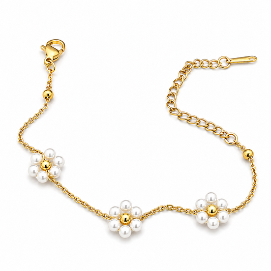 White Daisy Bracelets