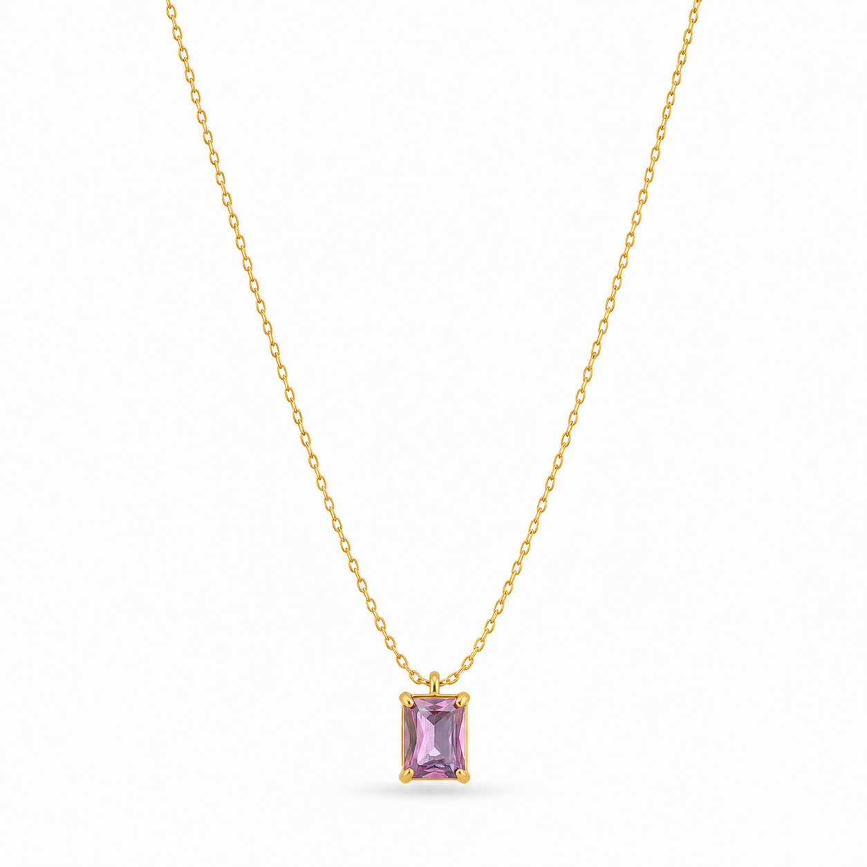 Purple Bennie Necklace