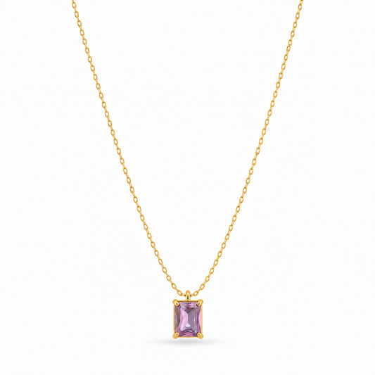 Purple Bennie Necklace