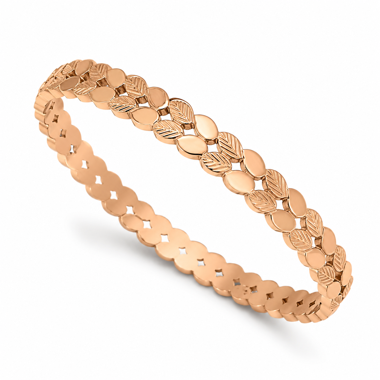 Braided Beauty Bracelet Band(Rose gold)