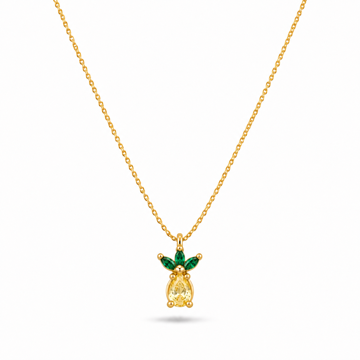 Pineapple Drop Necklace