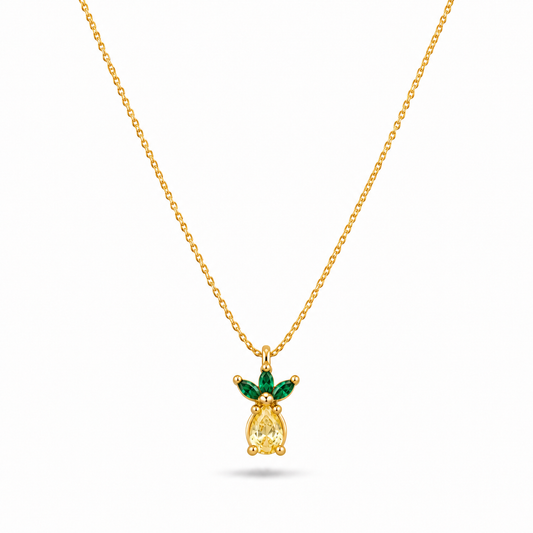 Pineapple Drop Necklace