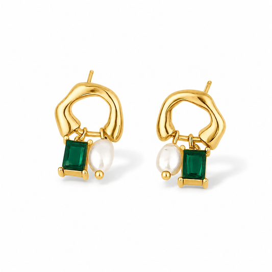 Emerald Yana Earrings