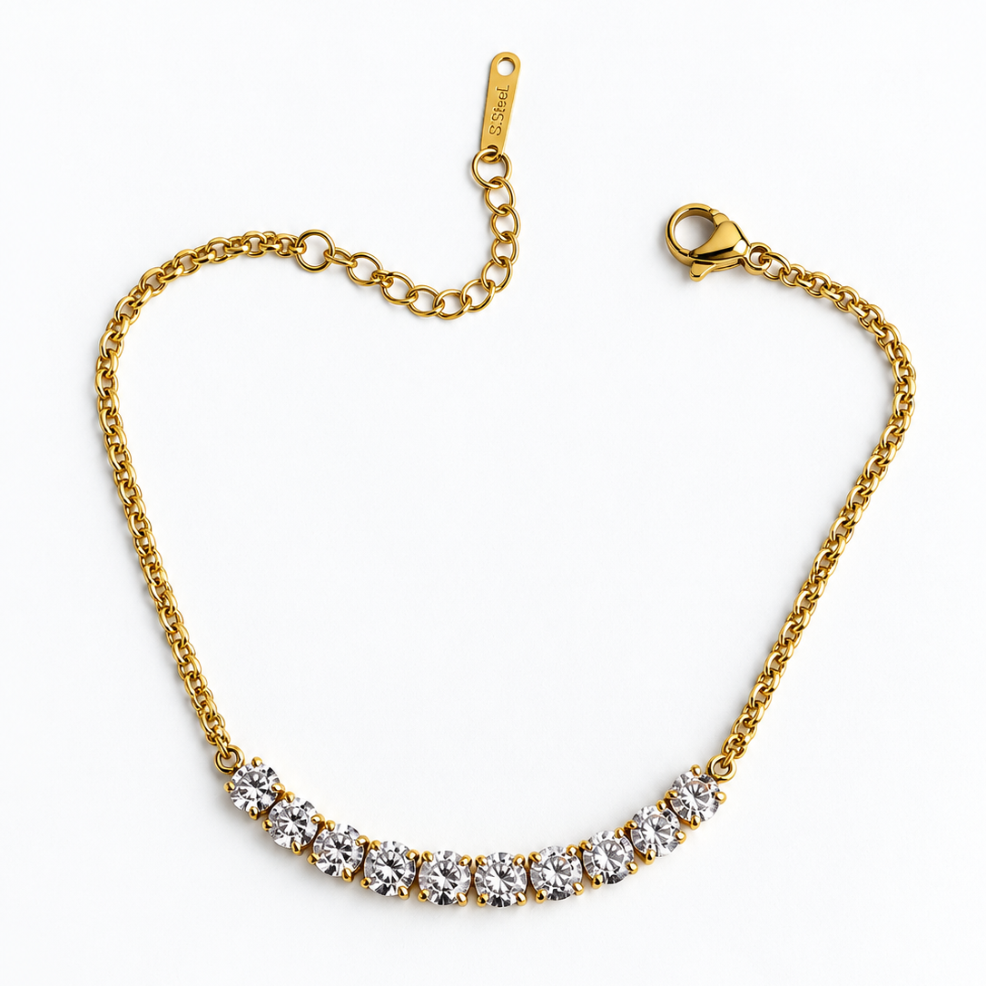 Liora Crystal Link Bracelet