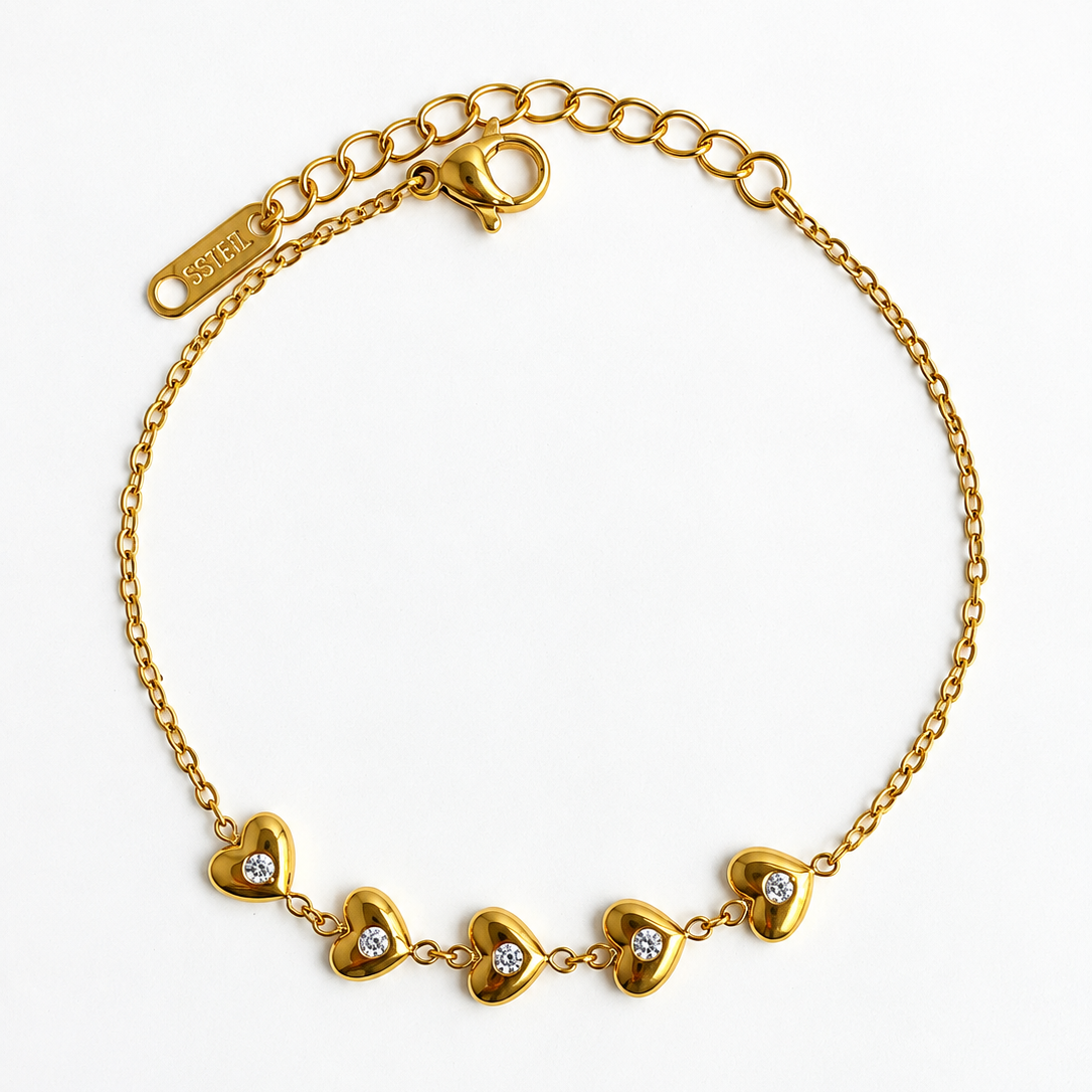 Mira Heart Bracelet