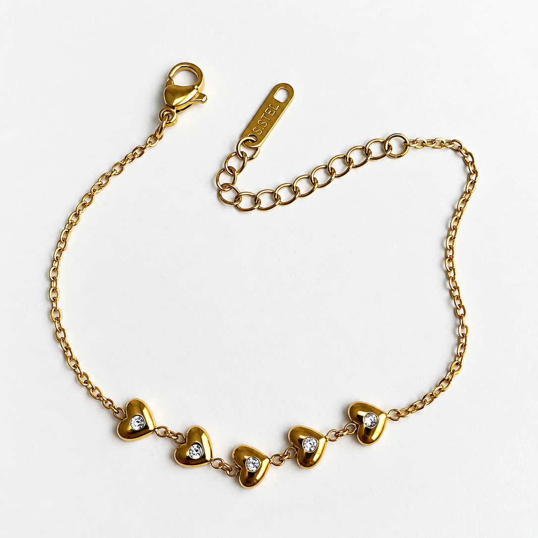 Mira Heart Bracelet