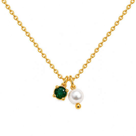 Jade Pearl Necklace
